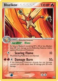 Blaziken - 001/106 - EX Emerald - Deck Exclusives