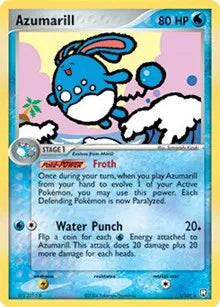 Azumarill - 001/109 - EX Team Rocket Returns - Deck Exclusives