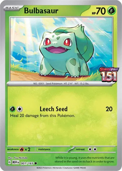 Bulbasaur - 001/165 - Best Buy Exclusive - Miscellaneous