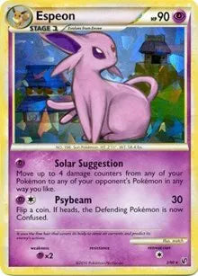 Espeon - 002/090 - HGSS Undaunted - Ice Holo - Deck Exclusives