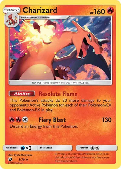 Charizard - 003/070 - Let's Play, Eevee! - Deck Exclusives