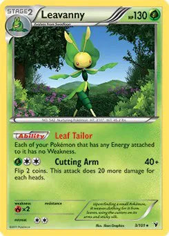 Leavanny - 003/101 - BW Noble Victories - Deck Exclusives