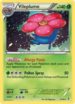 Vileplume - 003/149 - BW Boundaries Crossed - Deck Exclusives
