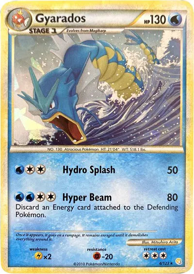 Gyarados - 4/123 - Cracked Ice Holo - Miscellaneous