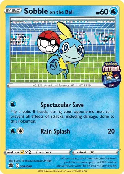 Sobble on the Ball - 005/005 - Pokemon Futsal - Miscellaneous