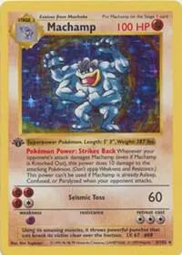 Machamp - 008/102 - Base Set Shadowless - Deck Exclusives