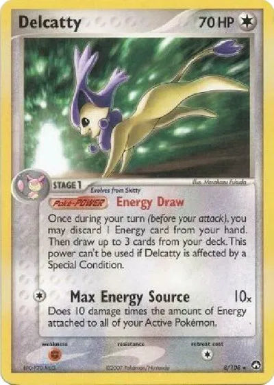 Delcatty - 008/108 - EX Power Keepers - Deck Exclusives