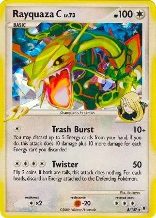 Rayquaza C - 8/147 - Cracked Ice - Miscellaneous