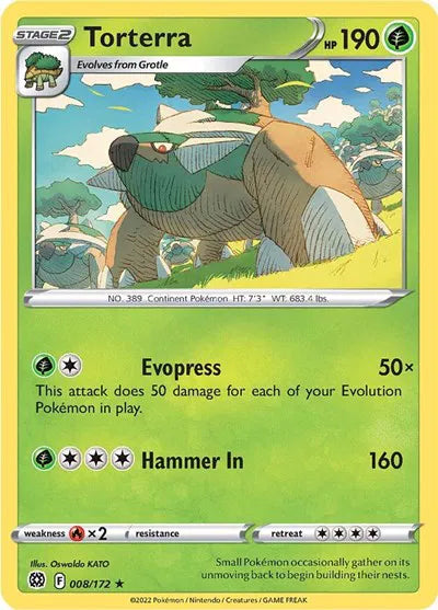 Torterra - 008/172 - Deck Exclusives