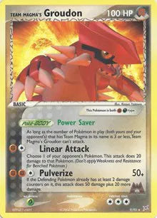 Team Magma's Groudon - 009/095 - EX Team Magma vs Team Aqua - Deck Exclusives