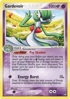 Gardevoir - 009/108 - EX Power Keepers - Deck Exclusives