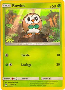 Rowlet - 9/149 - Water Web Holo - Miscellaneous