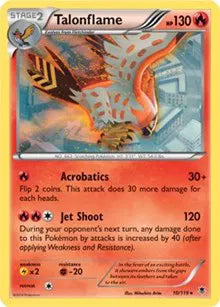 Talonflame - 010/119 - XY Phantom Forces - Deck Exclusives