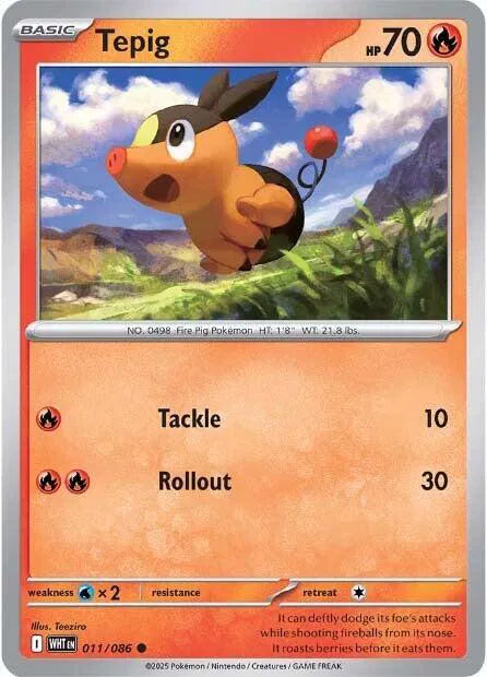 Tepig - 011/086 - Miscellaneous