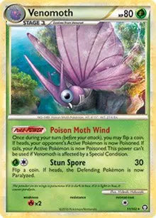 Venomoth - 011/102 - HGSS Triumphant - Deck Exclusives