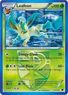 Leafeon - 011/116 - BW Plasma Freeze - Deck Exclusives