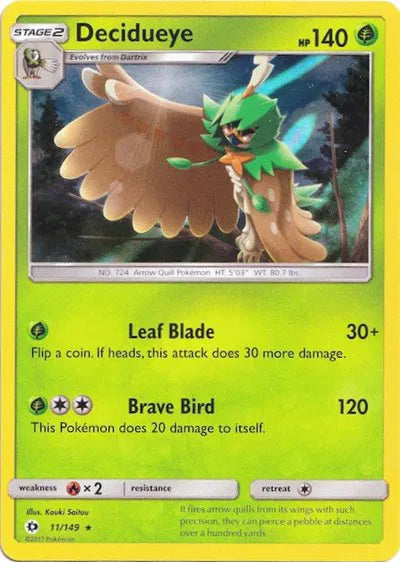 Decidueye - 11/149 - Water Web Holo - Miscellaneous