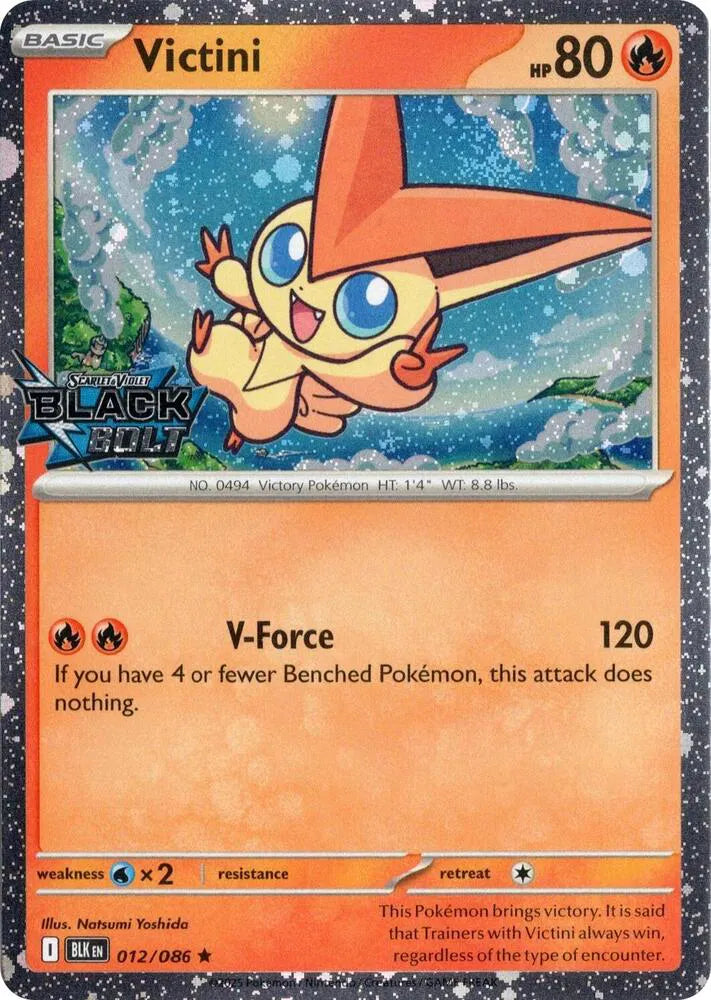 Victini - 012/086 - Black Bolt Stamped - Miscellaneous