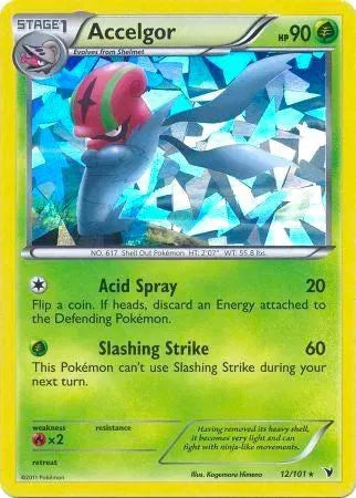 Accelgor - 012/101 - Cracked Ice Holo - Deck Exclusives