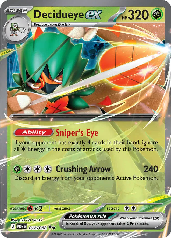 Decidueye ex - 012/088 - Perfect Order