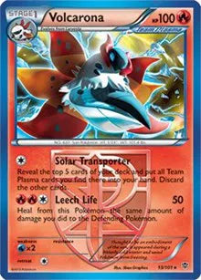 Volcarona - 013/101 - BW Plasma Blast - Deck Exclusives