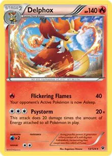 Delphox - 013/124 - XY Fates Collide - Deck Exclusives