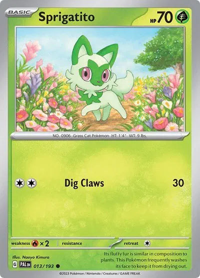 Sprigatito - 013/193 - Summer 2023 Collector Chest - Deck Exclusives
