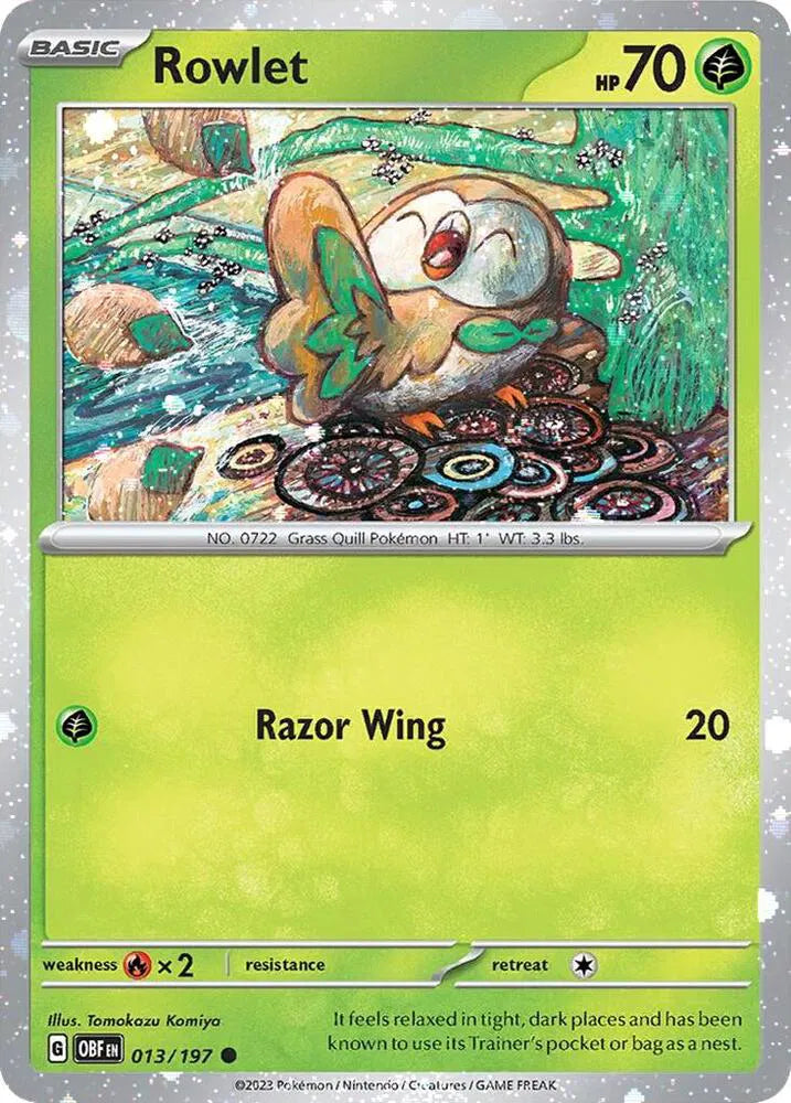 Rowlet - 013/197 - Cosmos Holo - Miscellaneous