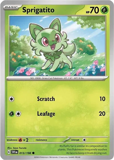 Sprigatito - 013/198 - Mirage Holo - Miscellaneous