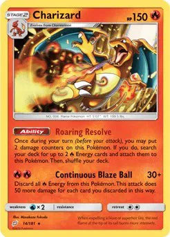Charizard - 014/181 - Cracked Ice - Deck Exclusives