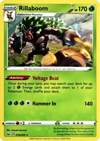 Rillaboom - 014/202 - Cosmos Holo - Miscellaneous