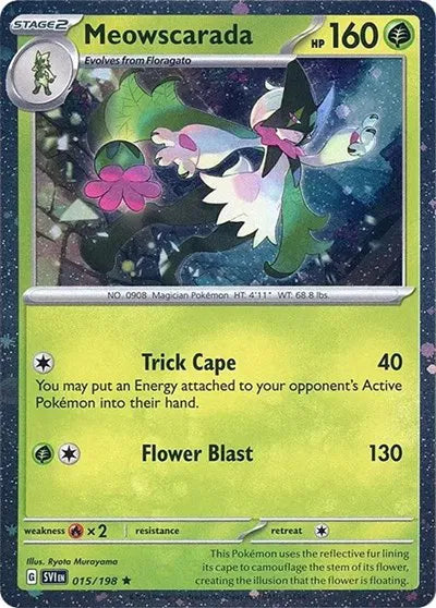 Meowscarada - 015/198 - Cosmos Holo - Miscellaneous