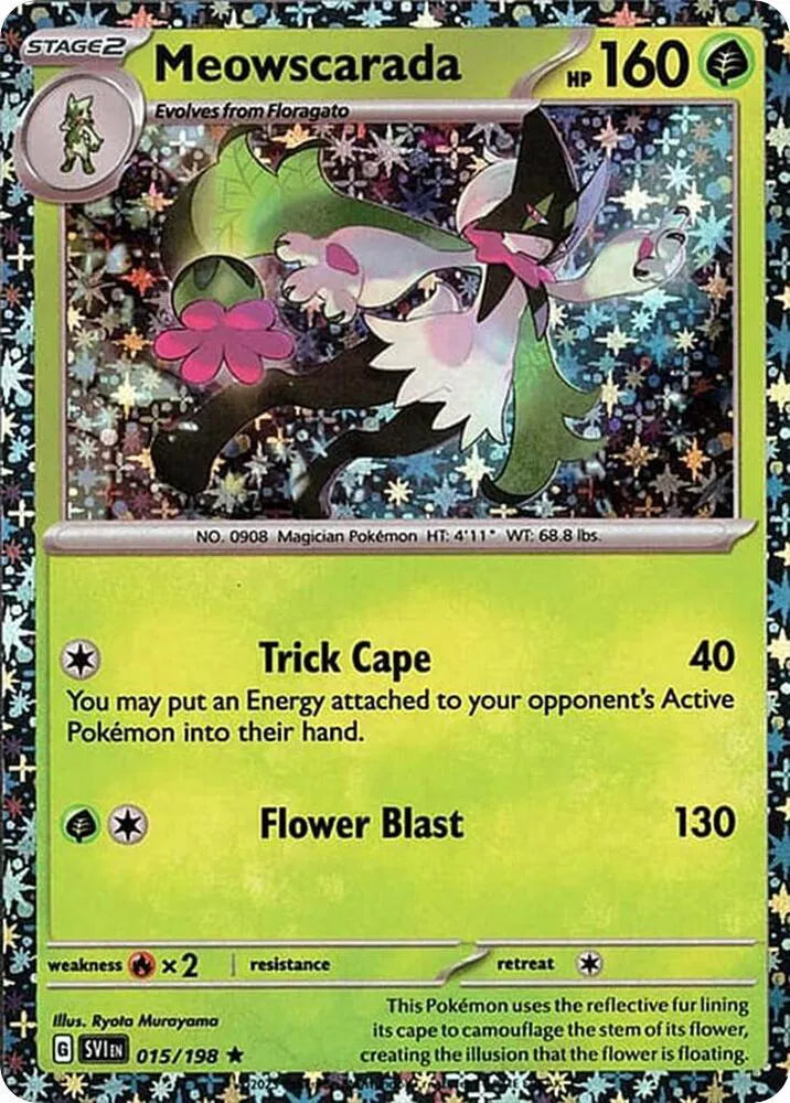 Meowscarada - 015/198 - Sparkle Holo - Miscellaneous