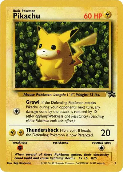 Pikachu - 1 - WoTC Promo