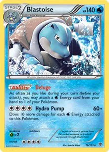 Blastoise - 016/101 - BW Plasma Blast - Deck Exclusives