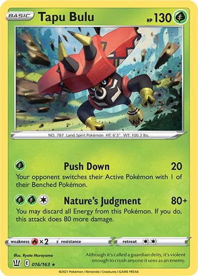 Tapu Bulu - 016/163 - Deck Exclusives