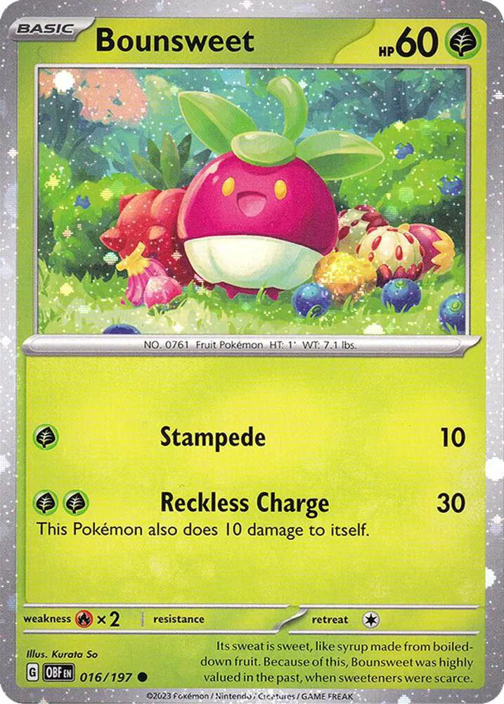 Bounsweet - 016/197 - Cosmos Holo - Miscellaneous