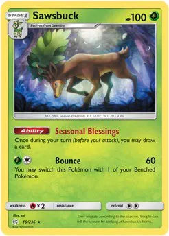 Sawsbuck - 016/236 - Prerelease Kit Exclusive - Deck Exclusives