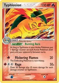 Typhlosion - 017/115 - EX Unseen Forces - Deck Exclusives