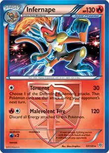 Infernape - 017/135 - BW Plasma Storm - Deck Exclusives