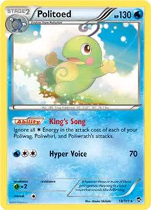 Politoed - 18/111 - Cosmos Holo - Miscellaneous