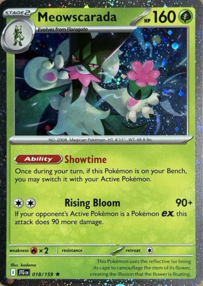 Meowscarada - 018/159 - Cosmos Foil - Miscellaneous