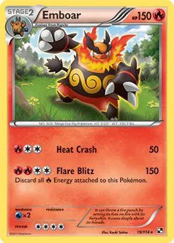 Emboar - 019/114 - Cracked Ice Holo - Deck Exclusives