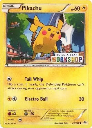 Pikachu - 20/108 - Build-A-Bear Workshop Exclusive - Miscellaneous