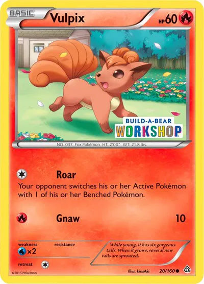 Vulpix - 20/160 - Build-A-Bear Workshop Exclusive - Miscellaneous