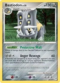 Bastiodon - 021/123 - DP Mysterious Treasures - Deck Exclusives