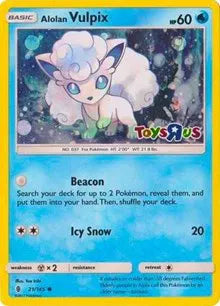 Alolan Vulpix - 21/145 - Toys R Us Promo - Miscellaneous
