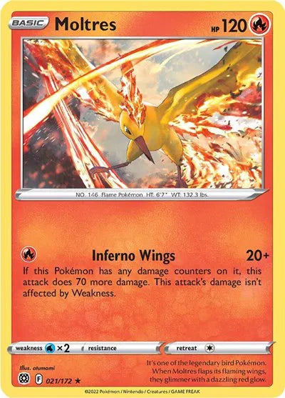 Moltres - 021/172 - Deck Exclusives