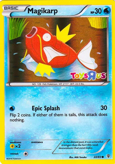 Magikarp - 22/83 - Toys R Us Promo - Miscellaneous