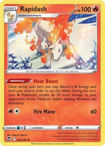 Rapidash - 022/195 - Deck Exclusives
